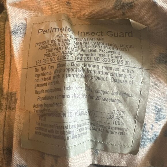 US Marine Corps Blouse Woodland Marpat Camouflage MCCUU Mens Size Small-Long - Picture 2 of 12